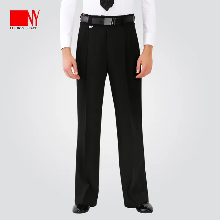 NY纳艺男士摩登舞裤男长裤男式拉丁舞裤交谊舞国标舞成人比赛舞裤