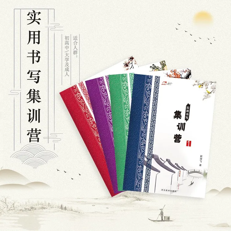 硬笔行楷中学生成人速成字帖赵汝飞练字梯形格初高中全册