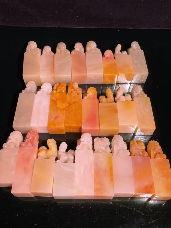 明岭寿山石特惠活动摆件书法篆刻字姓名印章老挝石料章料文玩收藏