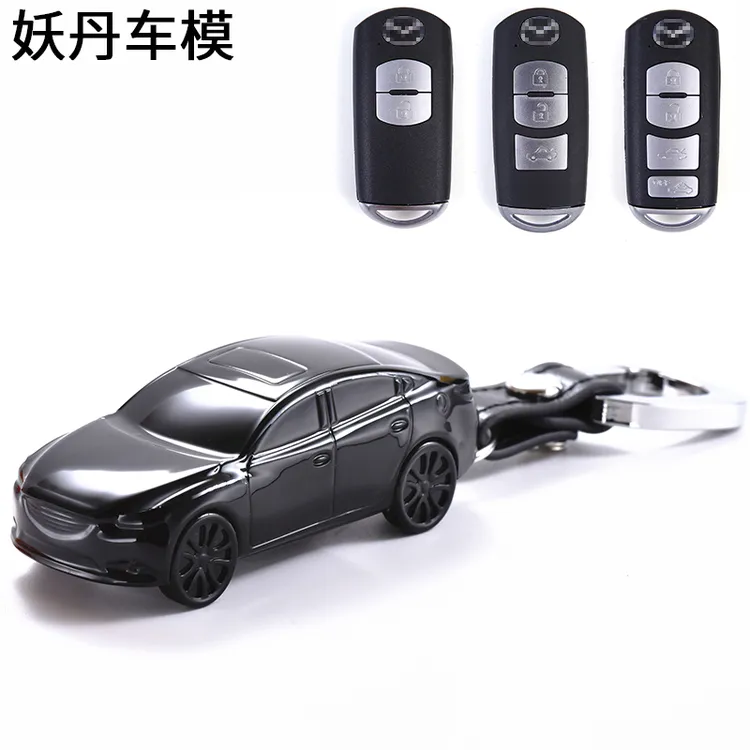 适用马自达昂克赛拉汽车钥匙保护套壳包扣阿特兹cx3cx4cx5cx8睿翼