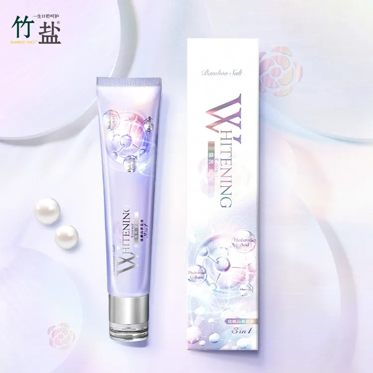 LG竹盐原生白健康美白牙膏90g 焕亮美白（优雅山茶花香）