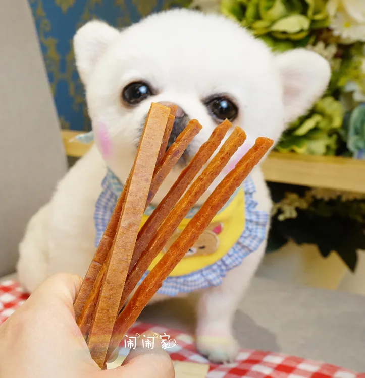 闹妈推荐麦富迪狗零食鸡胸肉细丝400g鸡肉条鸡肉切丝训狗零食
