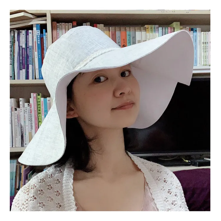 LIEVE匠裁布艺大檐帽手工DIY布艺涂层棉麻面料电子版型1:1图纸