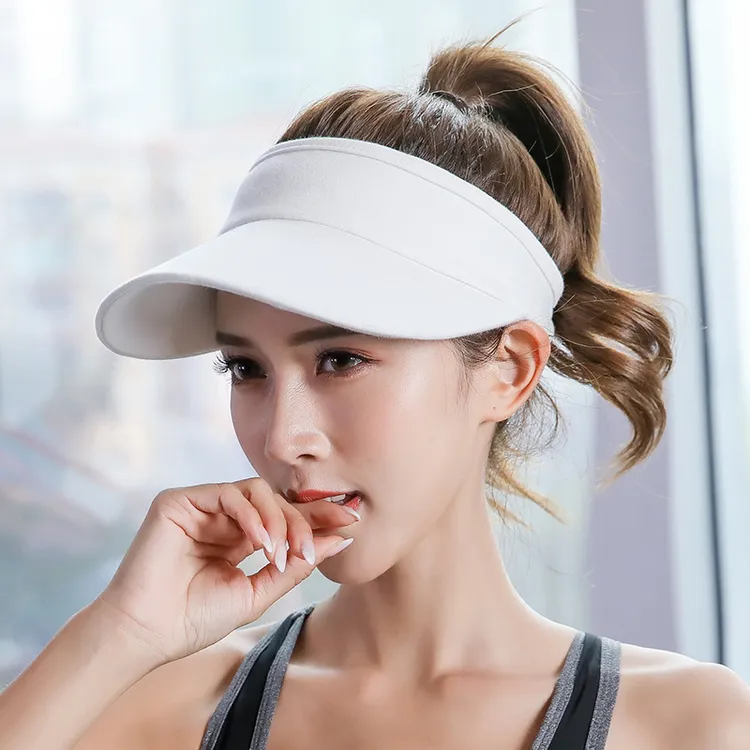 夏天健身帽子女士防晒遮阳帽户外运动跑步专用空顶帽吸汗周也同款