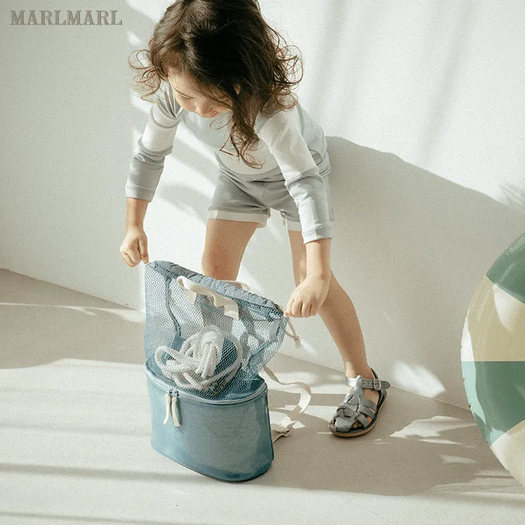 MARLMARL儿童户外沙滩包宝宝分层式旅行收纳游泳包jellyfish03