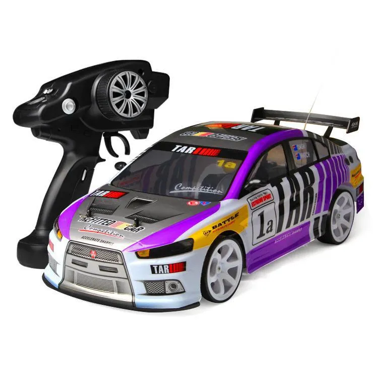 1:10rc急速漂移车四驱遥控高速车2.4G双模式电动拉力漂移模型车