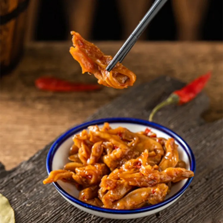 鸭货小零食香辣去骨鸭爪，Q弹有嚼劲越吃越香回头客超多开袋即食