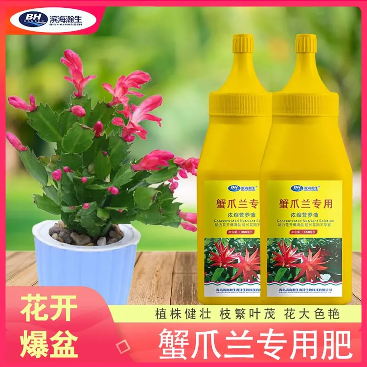 【拍二发三】蟹爪兰专用营养液兰花通用型开花促花催花肥料水溶肥