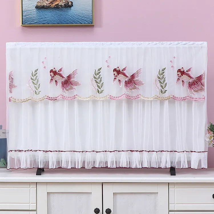 韵艺嘉电视机防尘罩液晶电视防尘盖布台式挂式开机不取防尘罩