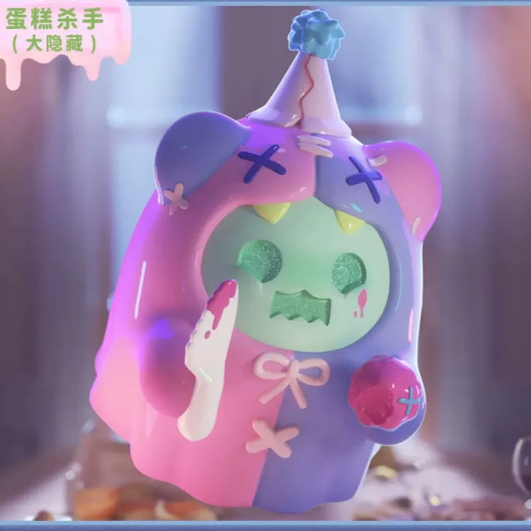 正版现货ShinWoo幽灵熊一个人的生日系列盲盒手办潮玩送人礼物
