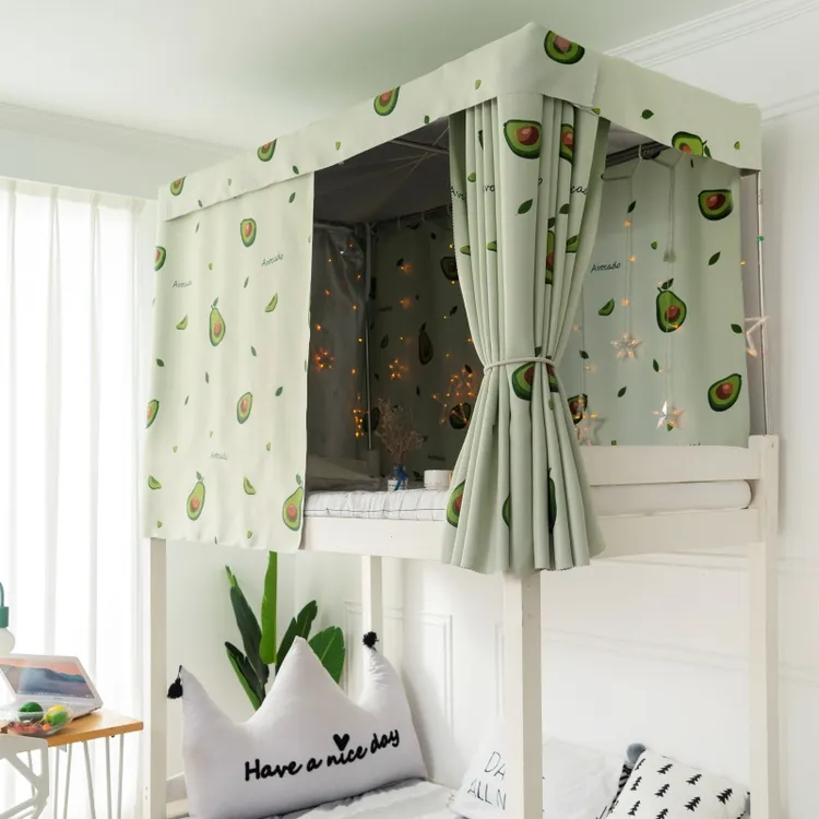 大学生宿舍床帘遮光上铺寝室窗帘高低床遮挡帘子下铺床围挡布隔断