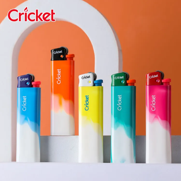 草蜢cricket打火机一次性打火机砂轮进口滑轮防爆个性广告定制