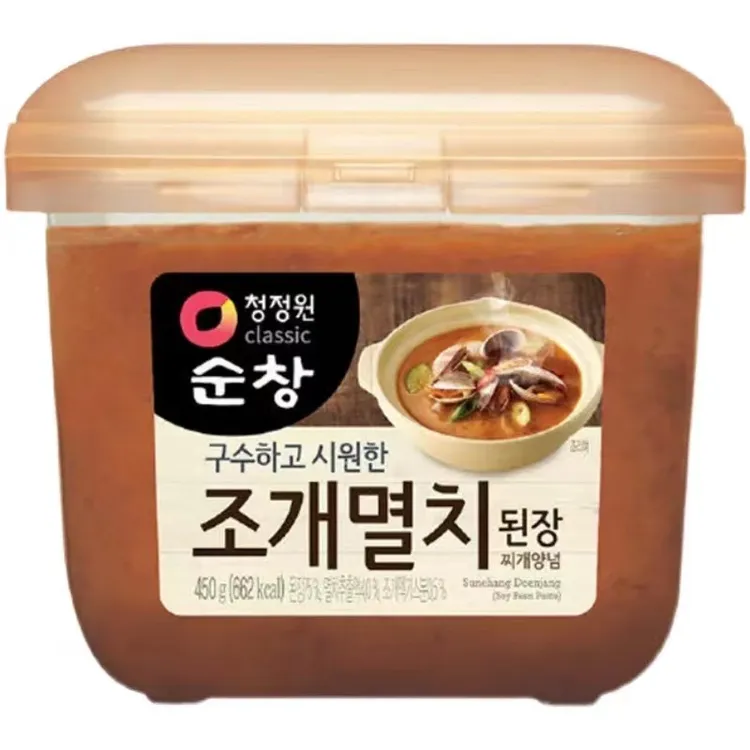 韩国清净园海鲜大酱450g,900g原料简单操作方便熬汤必备的大酱