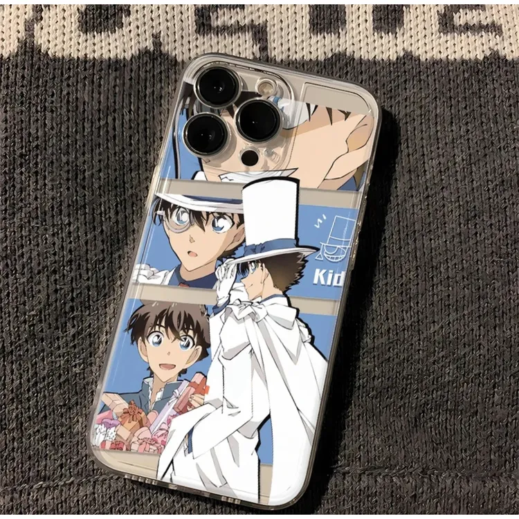 适用15promax软12苹果1614plus名侦探柯南怪盗基德iPhone13手机壳
