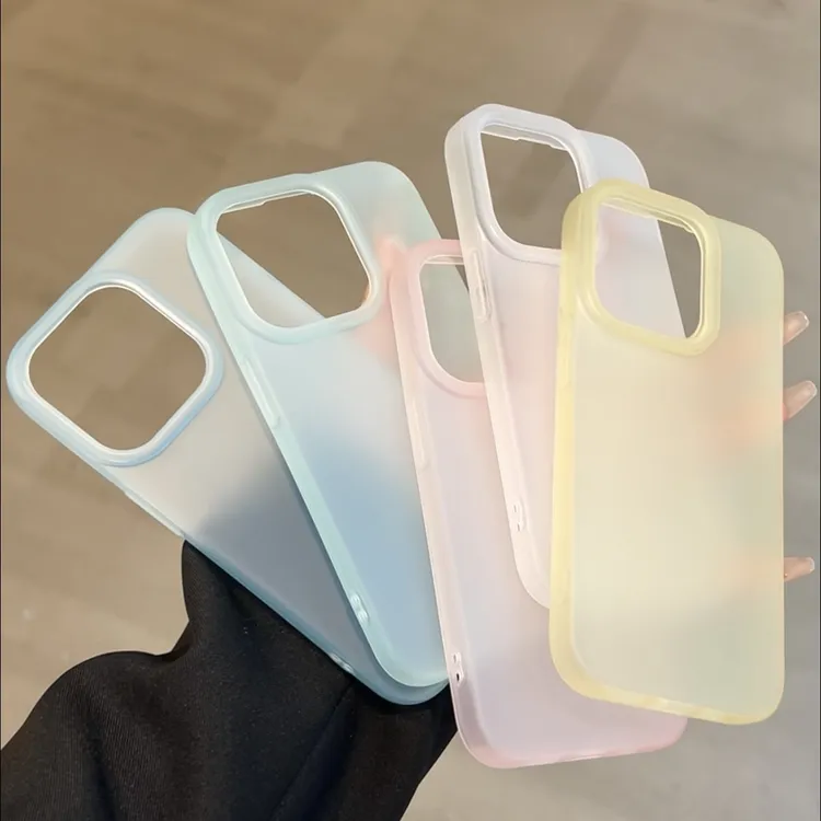 有范壳简约纯色iPhone15手机壳苹果14promax小清新13/11夏日12软X