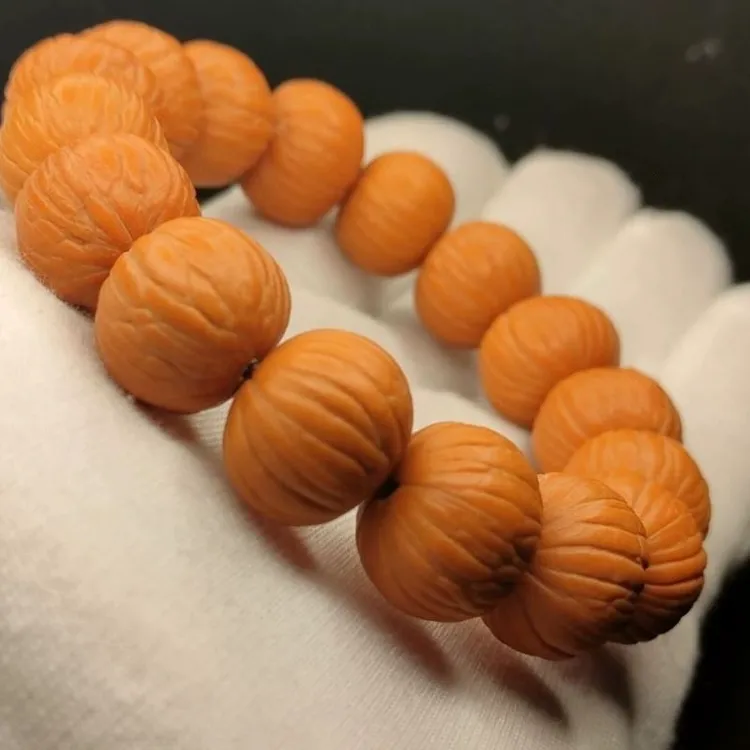 猴头土豪串小飞机小核桃手串凤羽猴头南瓜桩男女单圈佛珠猴头文玩