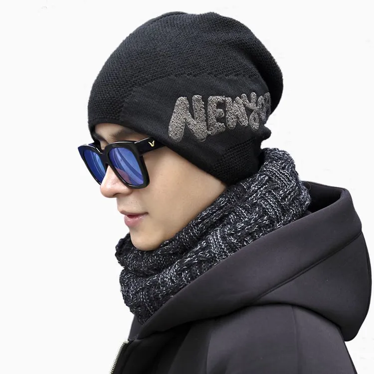 帽子女冬季加厚保暖加绒时尚百搭大头针织毛线帽