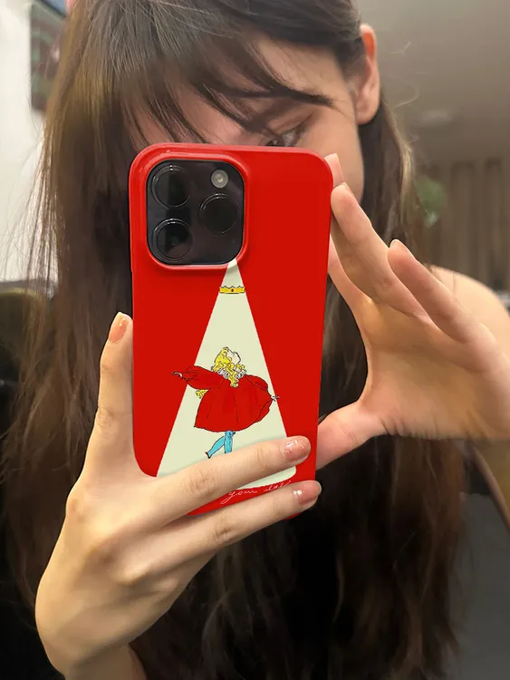 新款公主加冕苹果15promax小众手机壳iPhone14高级菲林13治愈系12