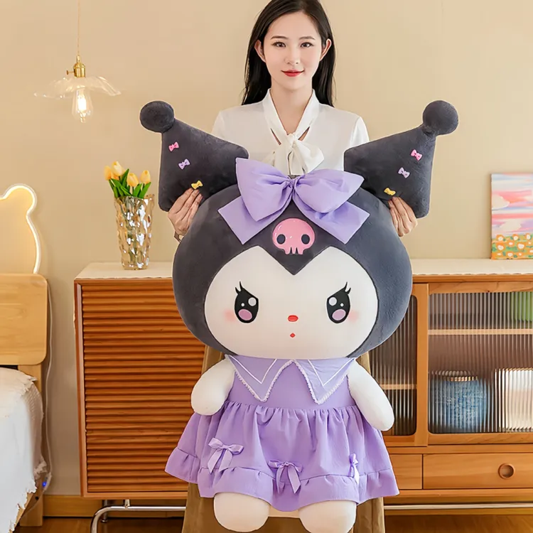 库洛米玩偶可爱美乐迪公仔抱枕女生睡觉玩偶布娃娃毛绒礼品送女生