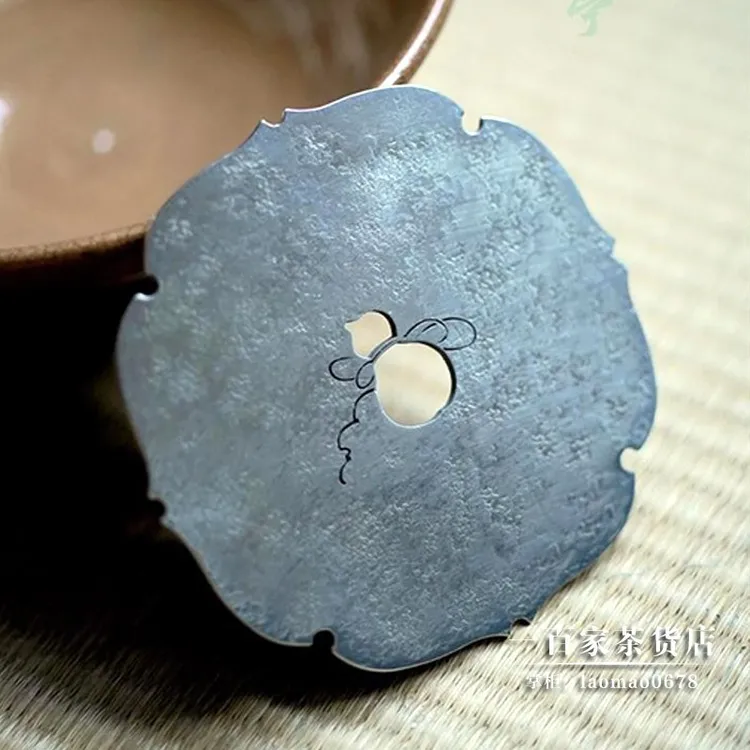 瓢亭茶具 纯锡宝葫芦高足茶台手工制作 茶席唯美呈现