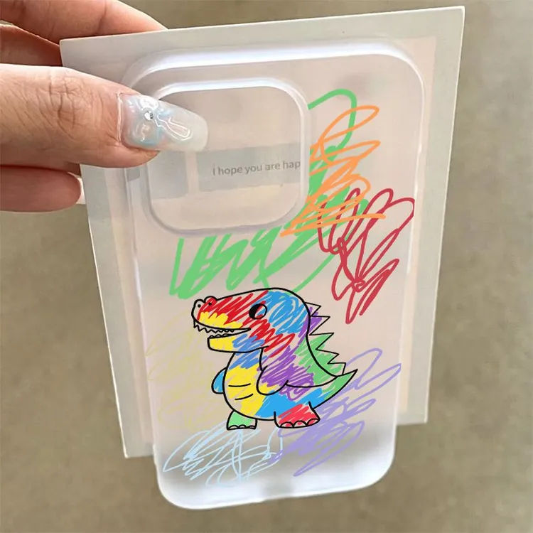 涂画恐龙适用华为Pura70手机壳荣耀2009070GTNOVA12MATE60PR软套