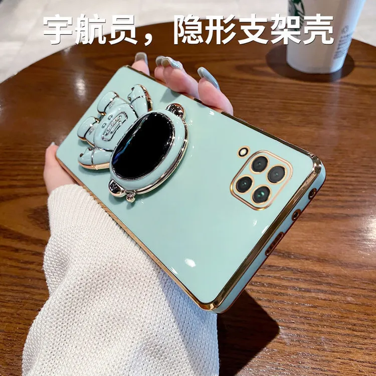 华为nova6SE手机壳宇航员太空人支架JNY-ALOO全包防摔硅胶套软壳