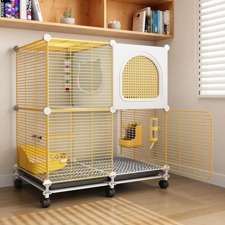 松鼠笼子大号家用龙猫专用柜笼豪华三层大空间多层蜜袋鼯加密别墅