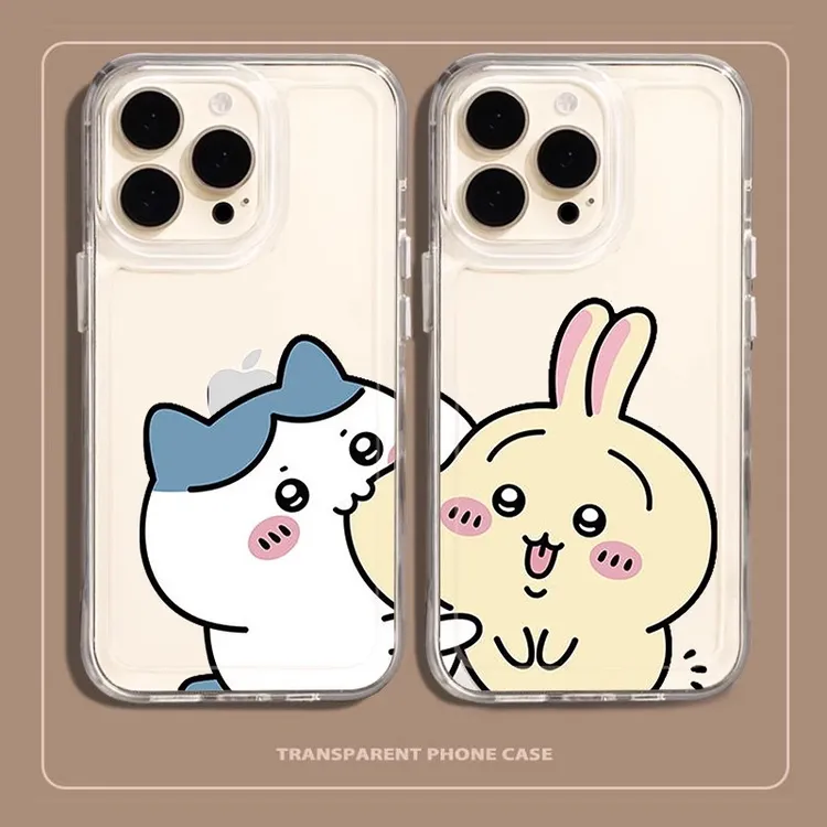 情侣小八乌萨奇适用iPhone16/17手机壳14/15华为荣耀小米15太空壳