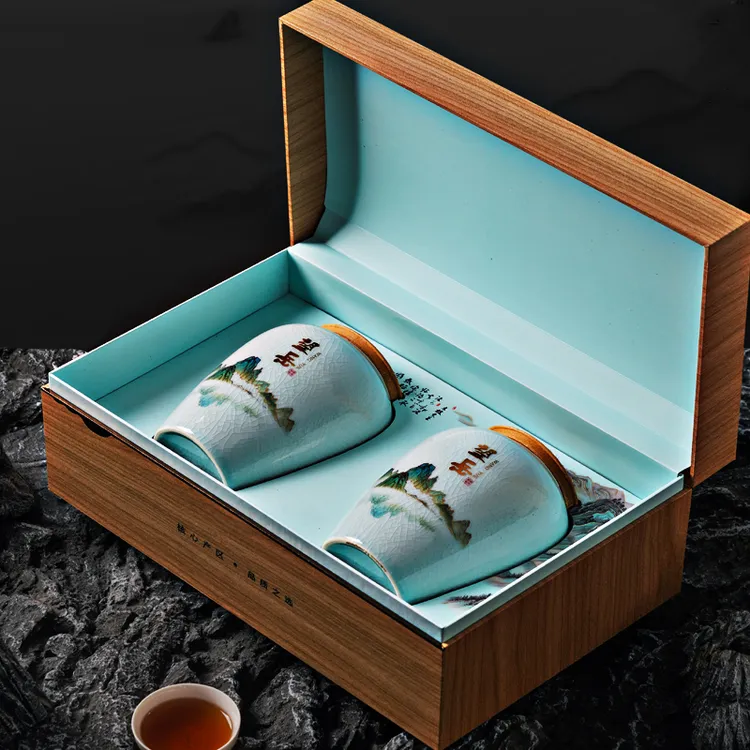正品龙井绿茶明前豆香茶叶高档瓷罐礼盒装过年过节送礼送长辈亲戚