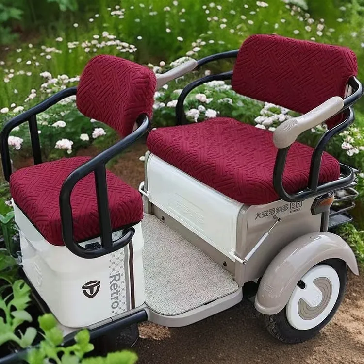 三轮车坐垫套全包围敞篷电动三轮车座套垫加厚耐磨通用款四季用