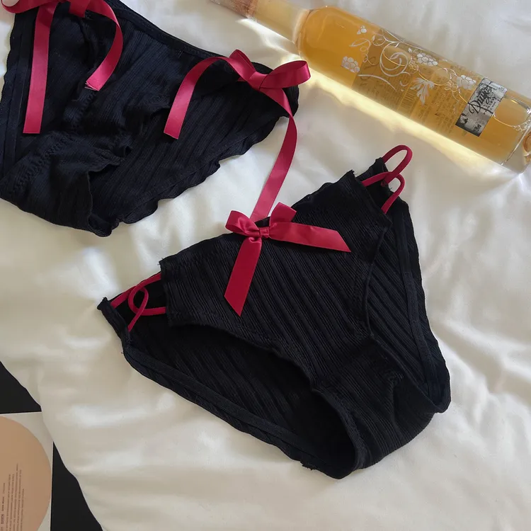 初恋协奏曲~可爱纯欲风纯棉内裤女可爱学生薄款透气无痕女三角裤