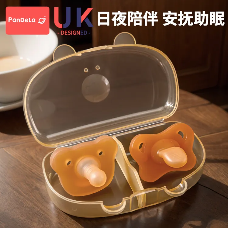 安抚奶嘴0-6个月防胀气防龅牙婴儿超软新生宝宝一岁以上睡觉神器