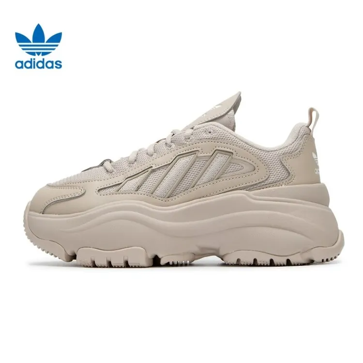 Adidas阿迪达斯三叶草厚底女鞋OZGAIA复古运动鞋休闲鞋IG6050