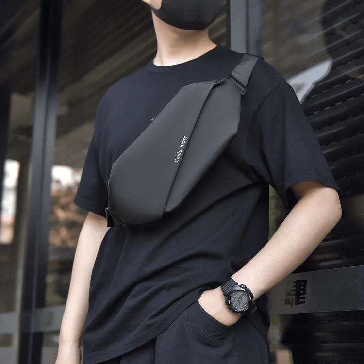 【厂家直销】斜挎包潮流小包休闲胸包男挎包单肩胸前包男士腰包