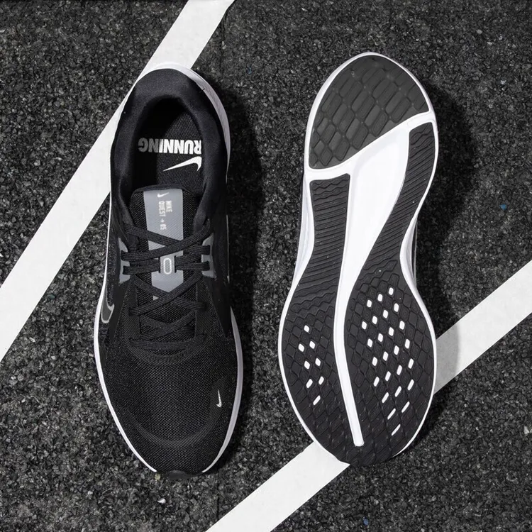 NIKE/耐克男子运动鞋夏季新款飞线QUEST 5低帮轻便缓震休闲跑步鞋