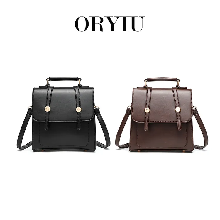 ORYIU【胡桃夹子】小众美式复古美拉德高级质感双肩斜挎包单肩百搭