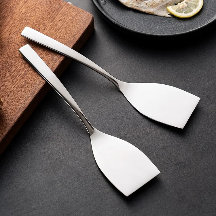 onlycook316不锈钢料理铲牛排小煎铲平铲漏铲铁板烧铲子披萨铲
