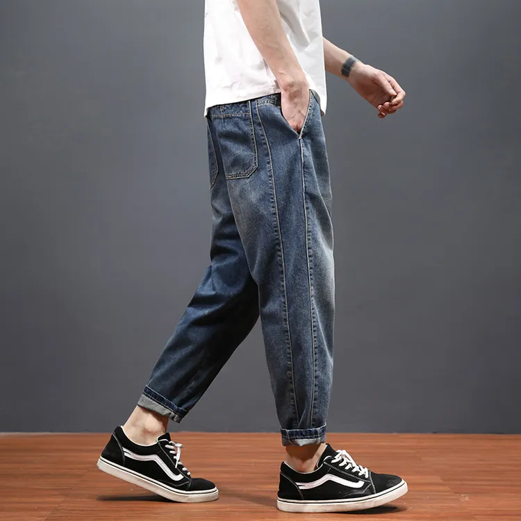 牛仔裤男款2025爆款新款宽松户外潮牌高端男款裤子复古男装长裤子