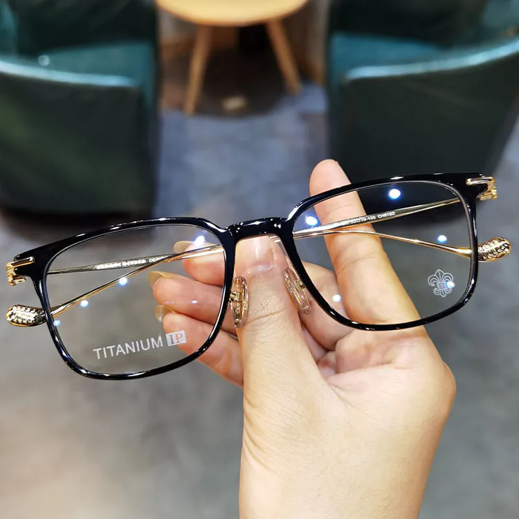 简丹萝心超轻大框大脸眼镜框男女复古方框商务近视时尚眼镜架