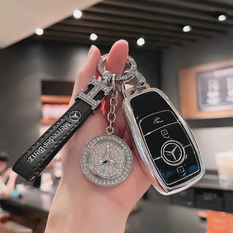 奔驰新E级钥匙套e300l/E260/C260/铝合金壳GLC300L包GLE汽车扣S级
