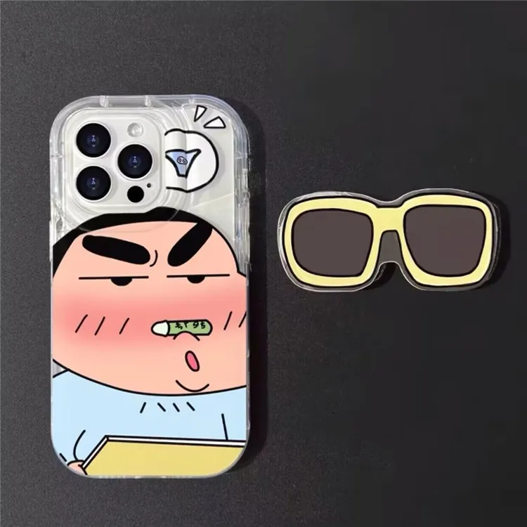 卡通搞怪小新适用于苹果华为/OPPO/VIVO荣耀小米全包防摔手机壳