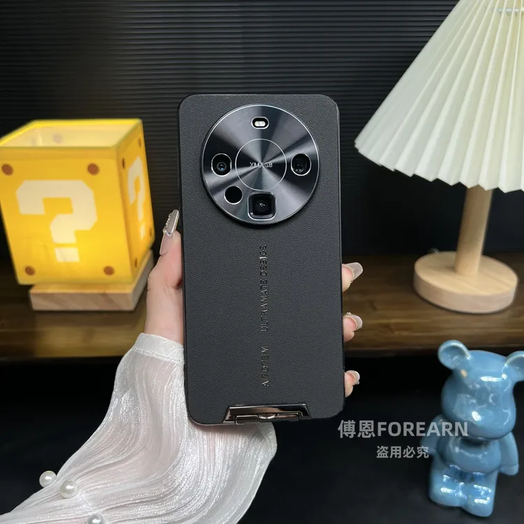 适用于华为mate60手机壳mate70pro保护套mate70男女真皮支架新款