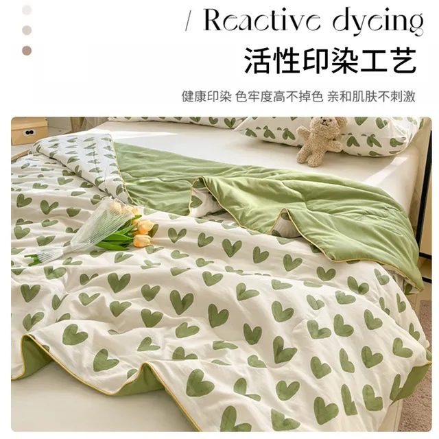 大豆夏凉被空调被夏季可机洗2025新款单人被子夏被双人非棉棉新品