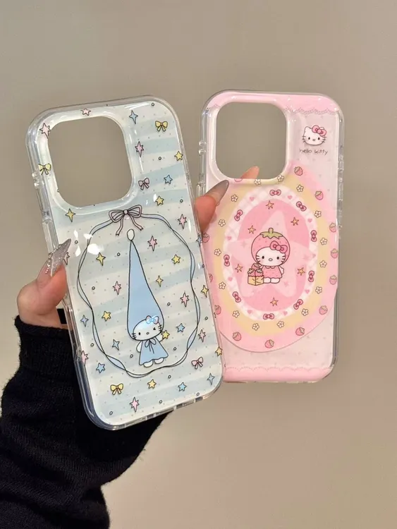 可爱头套高帽星星猫咪适用iPhone16苹果手机壳华为oppo小米14vivo