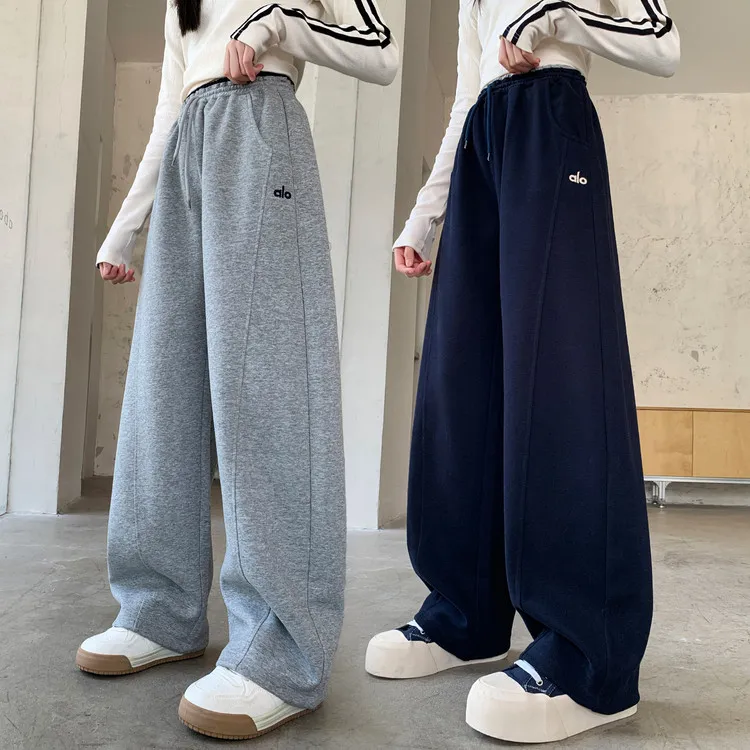 女童运动裤春秋款儿童裤子2025新款秋季中大童装长裤卫裤宽松