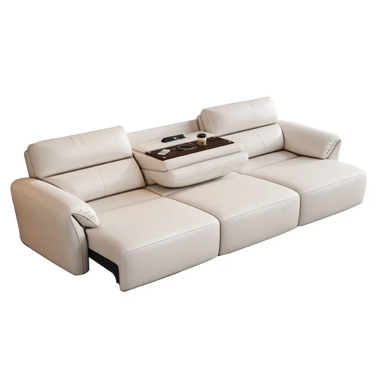 零靠墙高靠背可智能伸缩多功能电动沙发床两用家庭影院客厅三人位