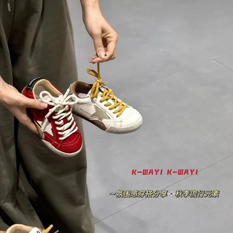 秋季新款儿童时尚舒适洋气百搭防滑板鞋单鞋软底童鞋鞋子