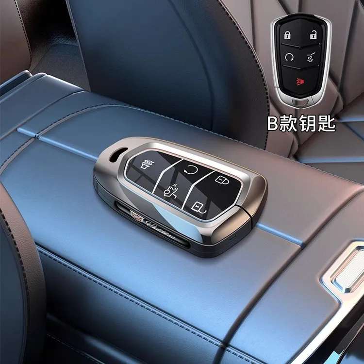 适用于凯迪拉克xt5钥匙套xt4/xts/ct6/atsl/xt6高级感srx男士汽车