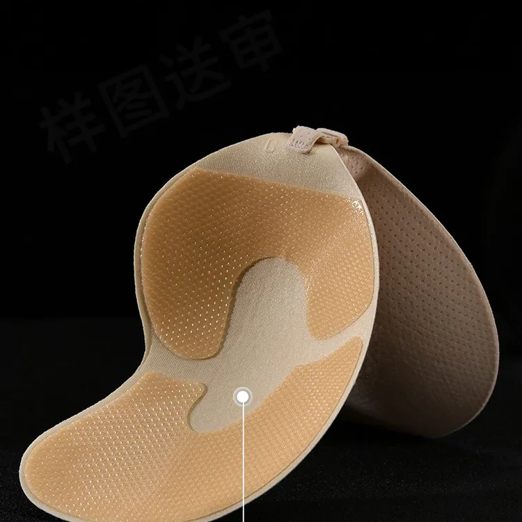 强粘贴芒果胸贴爆汗不掉VNA布面隐形胸贴穿搭小胸显大吊带女