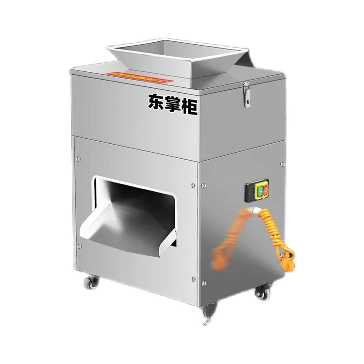 全自动切鸡块机商用切肉块切鸭鹅鱼兔牛羊肉红烧肉块机切片切条机